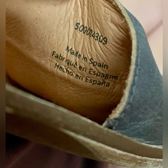 Free People Sandals Shoes Women’s US 7 Mont Blanc Leather Gray Brown Boho - Picture 11 of 15